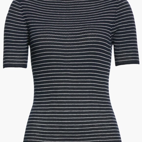 Vince Stripe Ribbed Top, Size S, Gently Used - Good Condition - Picture 3 of 9
